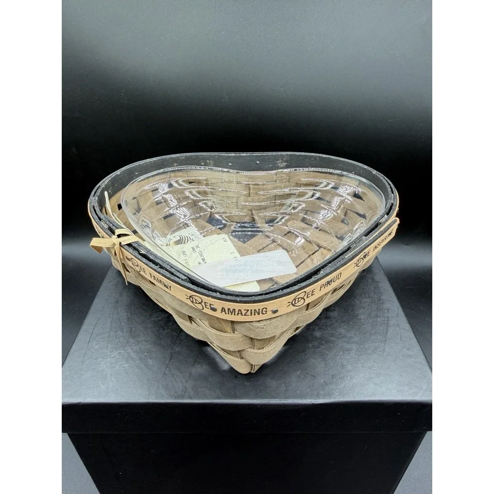 Longaberger 2014 Bee Basket 🧺🐝 w/ Protector – Retired Collectible